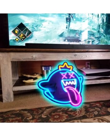 Ice Blue Anime Characters Neon Sign Teen Dorm Room Cool