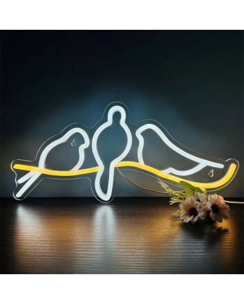 The 3 small birds LED neon lights