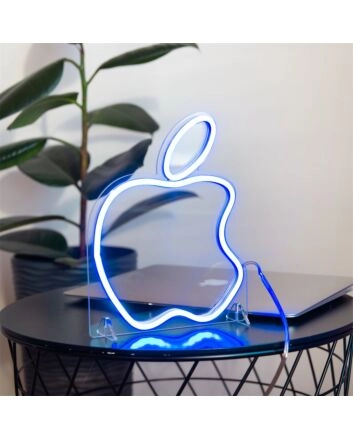 Brighten Up Your Space: Perfect for Office, Bar, and Tech Events with Apple Logo LED Mini LED Neon Sign