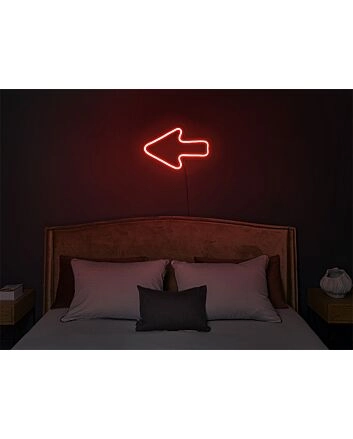 Brighten Your Space: Arrow LED Neon Light for Home Decor, Office, Store, Bar, and Weddings.