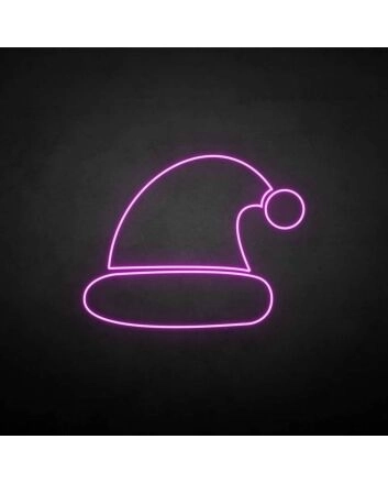 marry christmas - christmas hat neon sign