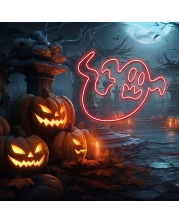 Halloween Ghost Neon Sign, Home Room Wall Decoration