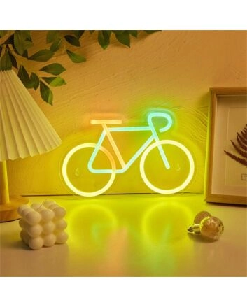 Brighten Up Your Space: Bicycle LED Neon Sign - Perfect for Home Decor, Bars, and Themed Parties