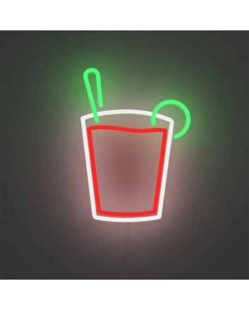 Elevate Your Bar or Home Entertainment Space with the Bloody Mary LED Neon Sign - Perfect for Parties, Weddings, and Themed Events.