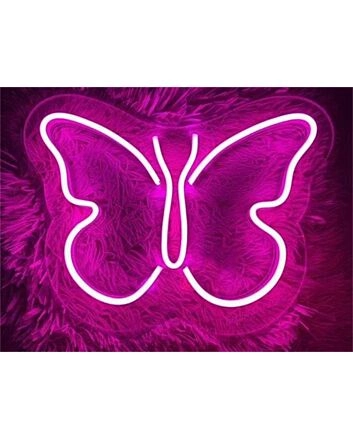 Transform Any Space into a Magical Retreat - Butterfly Custom LED Neon for Home Decor, Weddings, and Bars.