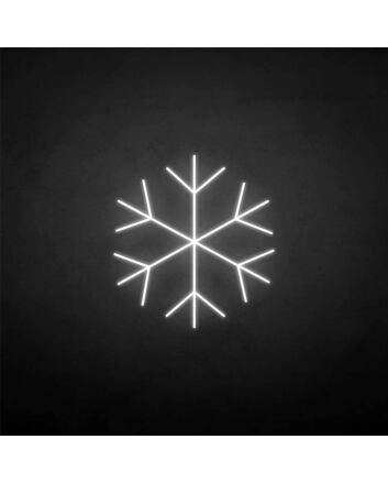 Marry Christmas Snowflake Neon Sign