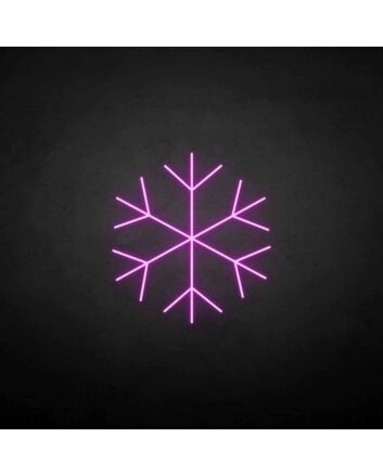 Marry Christmas Snowflake Neon Sign