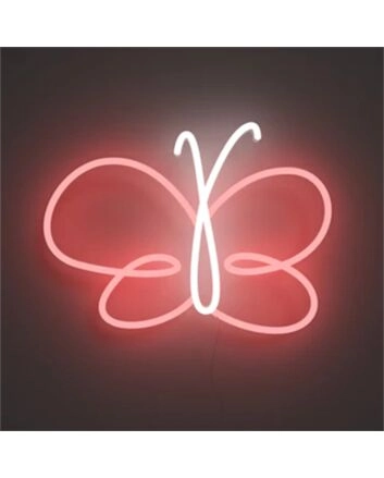 Brighten Up Your Space: Perfect for Home Decor, Weddings, and Bars - Butterfly Swir LED Neon Sign.