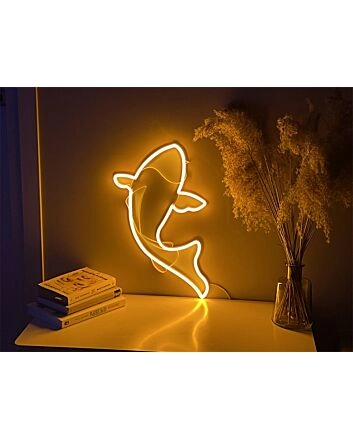 Brighten Up Your Space: Carp Fish LED Neon Sign for Home Decor, Bars, and Festive Celebrations