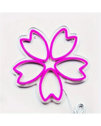 Add a Radiant Touch to Your Home, Bar, or Wedding with the Cherry Blossom LED Decorative Neon Sign.