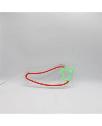 Spice Up Your Kitchen, Bar, or Restaurant Ambiance with the Chilli Pepper LED Neon Sign.
