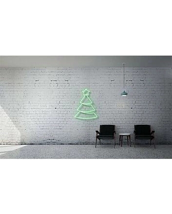 Brighten Your Festivities: Christmas Tree LED Sign for Home, Office, Store, and Holiday Decorations