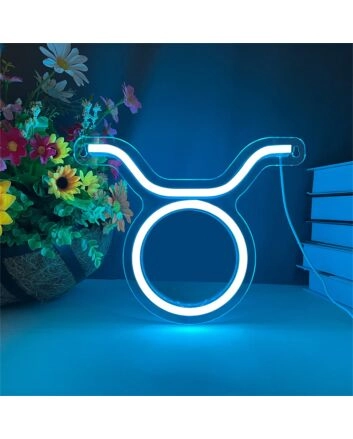 Elevate Your Space: Constellation Taurus LED Neon Sign - Perfect for Home Decor, Office Ambiance, and Trendy Bar Settings.