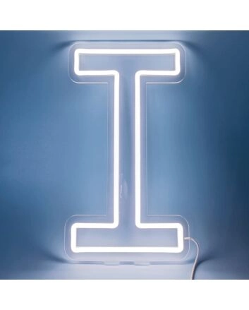 Brighten Up Your Space: Versatile Customized LED Neon Light Letter I for Office Decor, Trendy Bars, and Memorable Weddings.