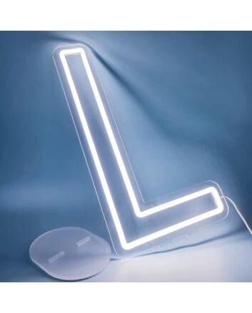 Brighten Up Your Special Day: Use Customized LED Neon Light Letter L for Birthdays, Weddings, and Bar Celebrations.