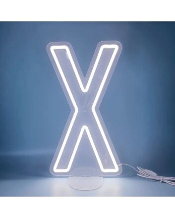 Bring Vibrant Ambiance to Your Bar, Office, or Wedding with the Customized LED Neon Light Letter X.