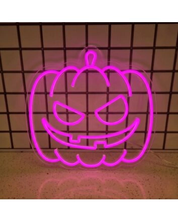 Pumpkin Head&#39; neon sign