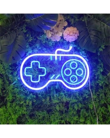 Elevate Your Gaming Setup or Party Ambiance with Game Controller Mini LED Neon Sign - Perfect for Home Decor, Game Rooms, and Themed Events