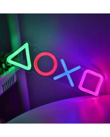 Elevate Your Gaming Room, Bar, or Man Cave Ambiance with the Game Icon Wall LED Neon Sign.