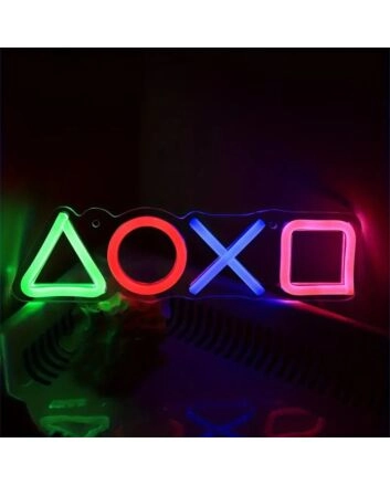 Elevate Your Gaming Room, Bar, or Man Cave Ambiance with the Game Icon Wall LED Neon Sign.