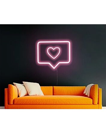 Elevate Your Home, Office, and Social Gatherings with the Like Instagram LED Neon Sign.