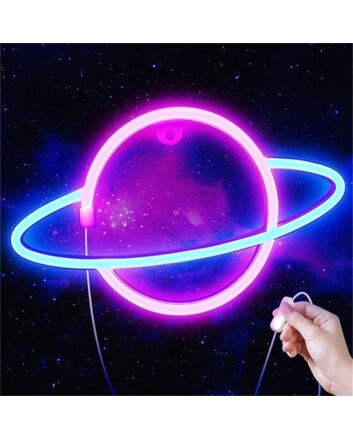 Bring cosmic charm to your home, office, or event space with the Lumoonosity Planet LED Neon Sign.
