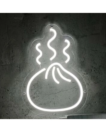 Brighten Up Your Kitchen, Restaurant, or Foodie Gatherings with the Mini Dumplings LED Neon Sign.