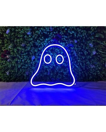 Add a Spooky Glow to Your Halloween Celebrations and Kid&#039;s Rooms with the Mini Ghost LED Neon Sign.