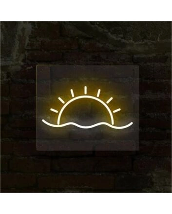 Light Up Your Space: Mini Sun LED Neon Sign, Perfect for Home Decor, Bars, and Wedding Ambiance