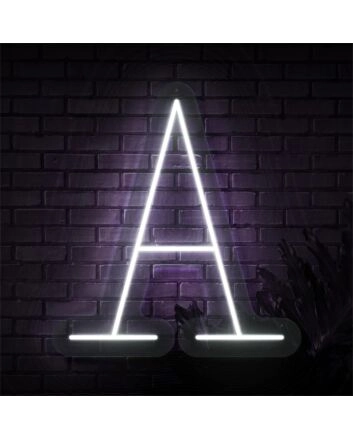 Brighten Up Your Space: Perfect for Weddings, Home Decor, and Bars - Personalized Initial Letter A LED Neon Sign