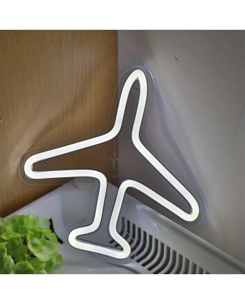 Brighten Up Your Home, Office, or Storefront with the Versatile Plane Wall LED Neon Sign