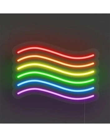Brighten Your Celebrations and Spaces: Pride Flag LED Neon Sign for Bars, Weddings, and Home Decor