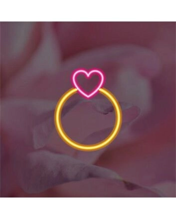 Enhance Your Home, Office, or Bar Ambiance with the Versatile Ring LED Neon Sign.