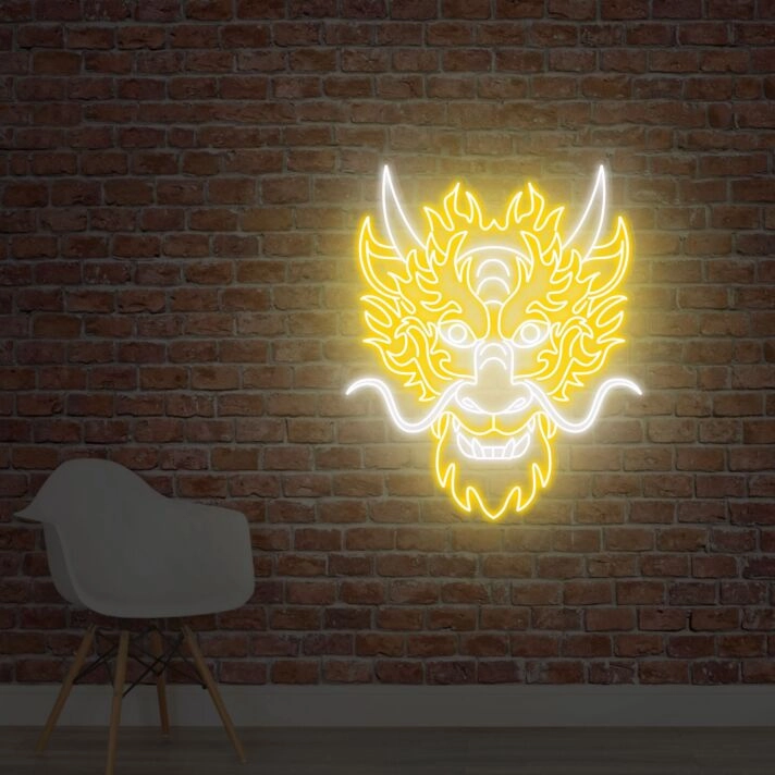 Brighten Your Celebrations: From Kids' Birthdays to Weddings, the Dragon Neon Light Adds Magic to Home, Office, and Store Decor.