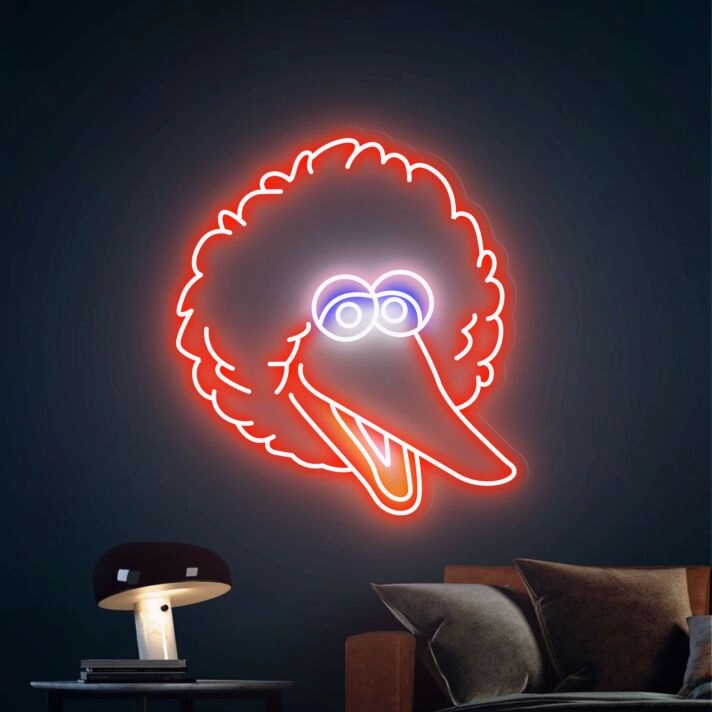 Light Up Your Child's Bedroom and Celebrate Special Occasions with Sesame Street LED Signs - The Perfect Neon Decor for Kids Room, Birthdays, and Party Settings.
