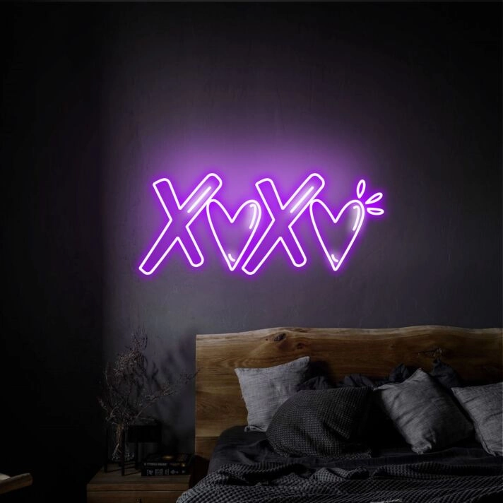 Elevate Your Space: Xoxo Led Neon Sign for Custom Wedding, Party, and Chic Home or Office Decor