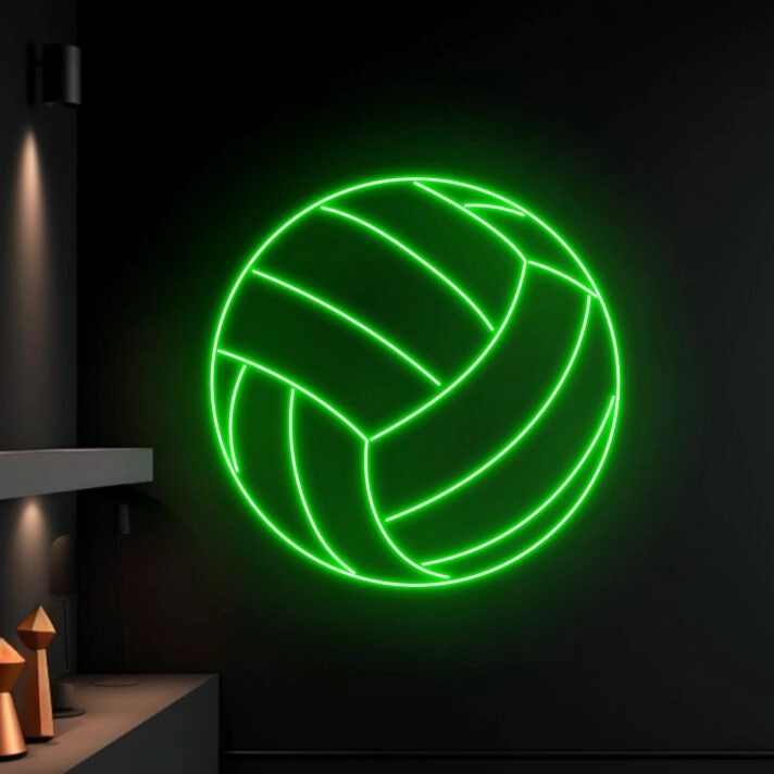 Volleyball Led Neon Sign Christmas Sport Club Decor