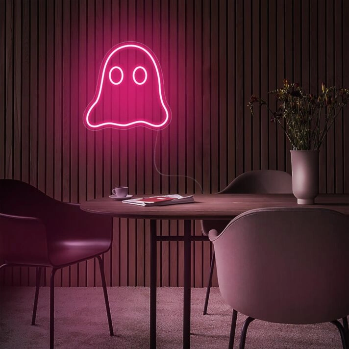 Mini Ghost Neon Sign