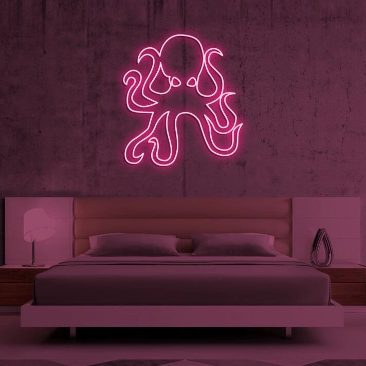 Octopus Neon Sign