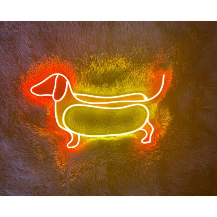 Sausage dog Dachshund Neon Sign