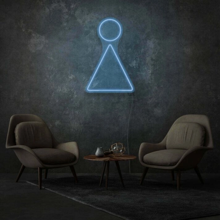 Minimalist Woman LED Neon Sign