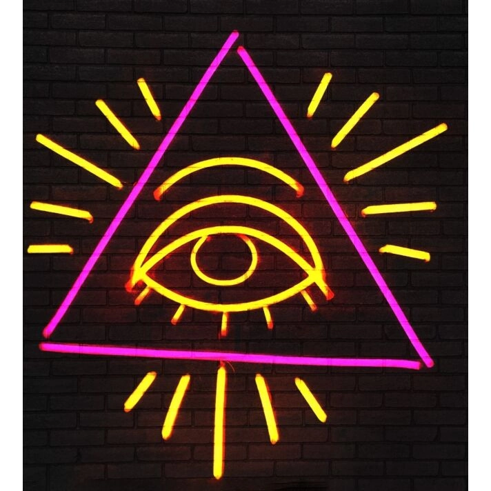 Eye of the Pyramid wall decor neon sign