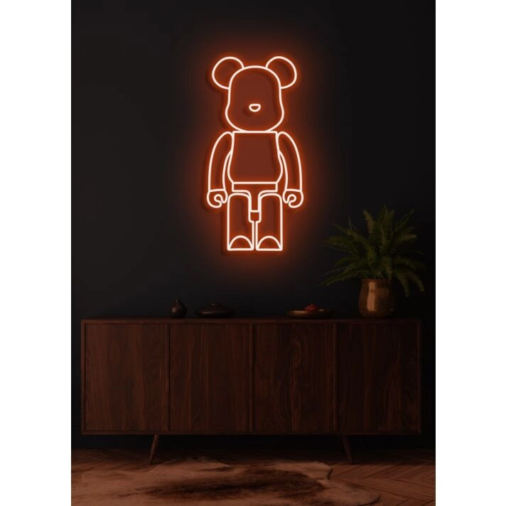 Bearbrick Neon Light Playful Toy-like Charm and Fun