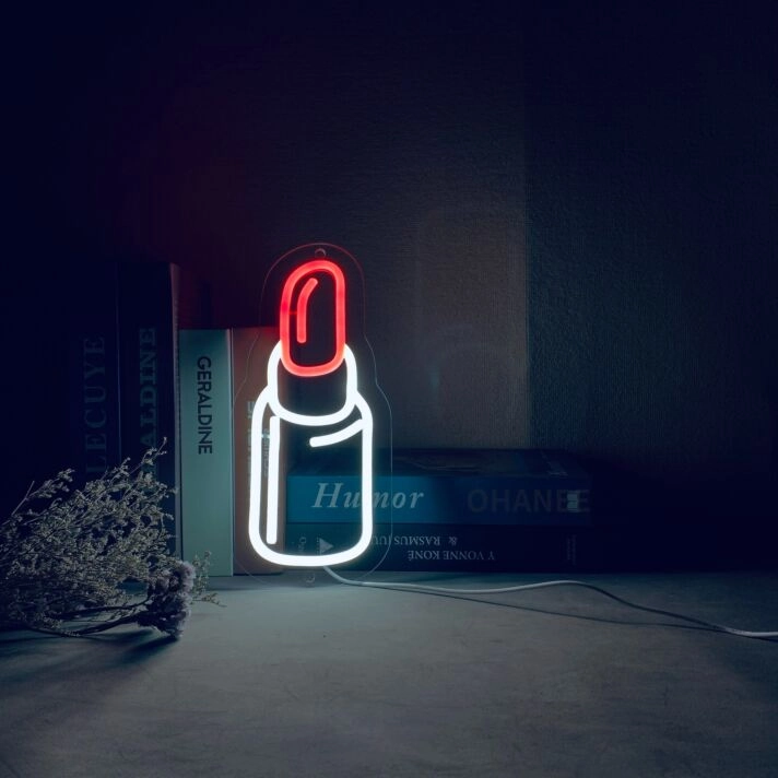 Lipstick Beauty Shop Neon Sign