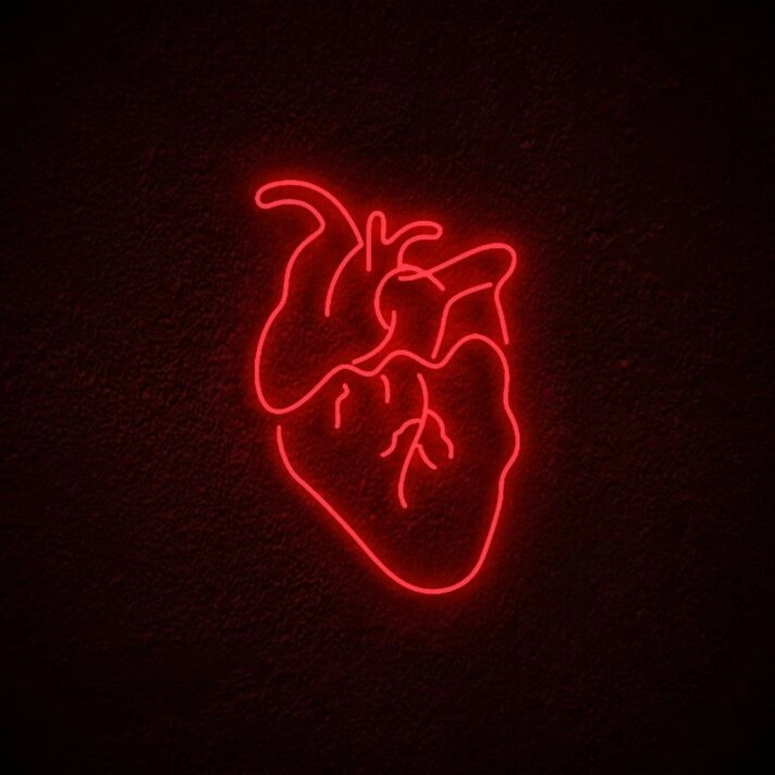 Actual Heart Neon Sign for Unique and Artistic Decor