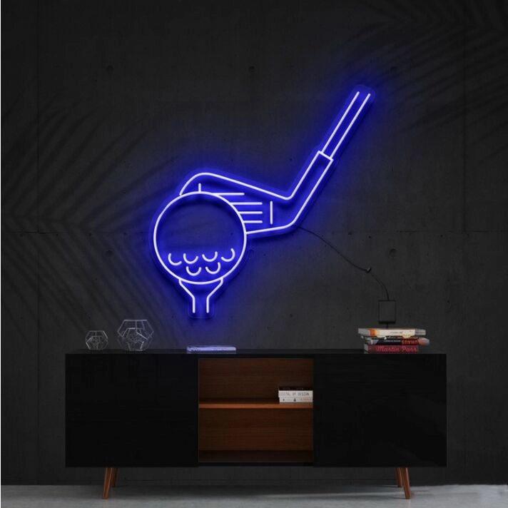 Top Golf Neon Sign for Sports Lovers and Enthusiasts