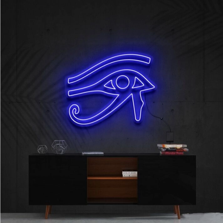 Eye Of Horus Neon Sign for Protection and Egyptian Decor