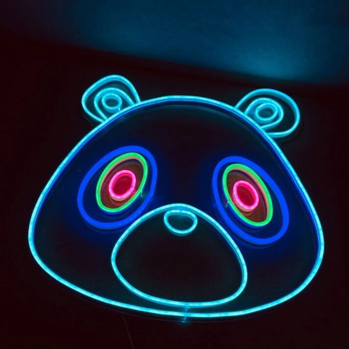 Graduation Bear Kanye Melody Neon Sign for Graduation and Celebratory Spaces