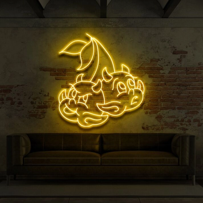 Devil Cherries For Tattoo Studio Neon Sign for Edgy and Artistic Spaces