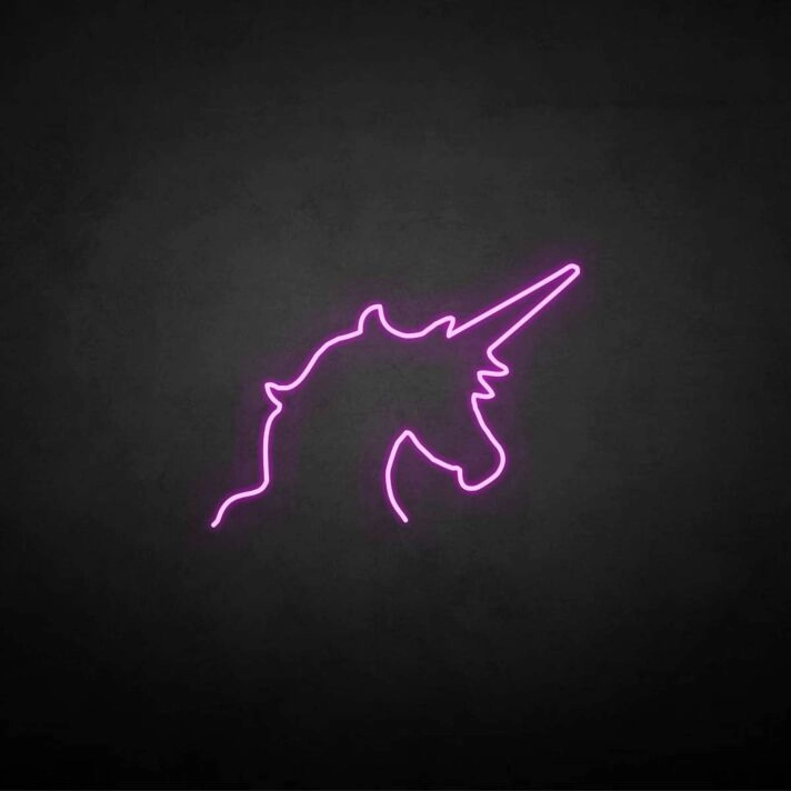 Unicorn' neon sign